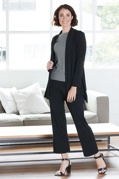 Louise Bamboo Cardi - Black