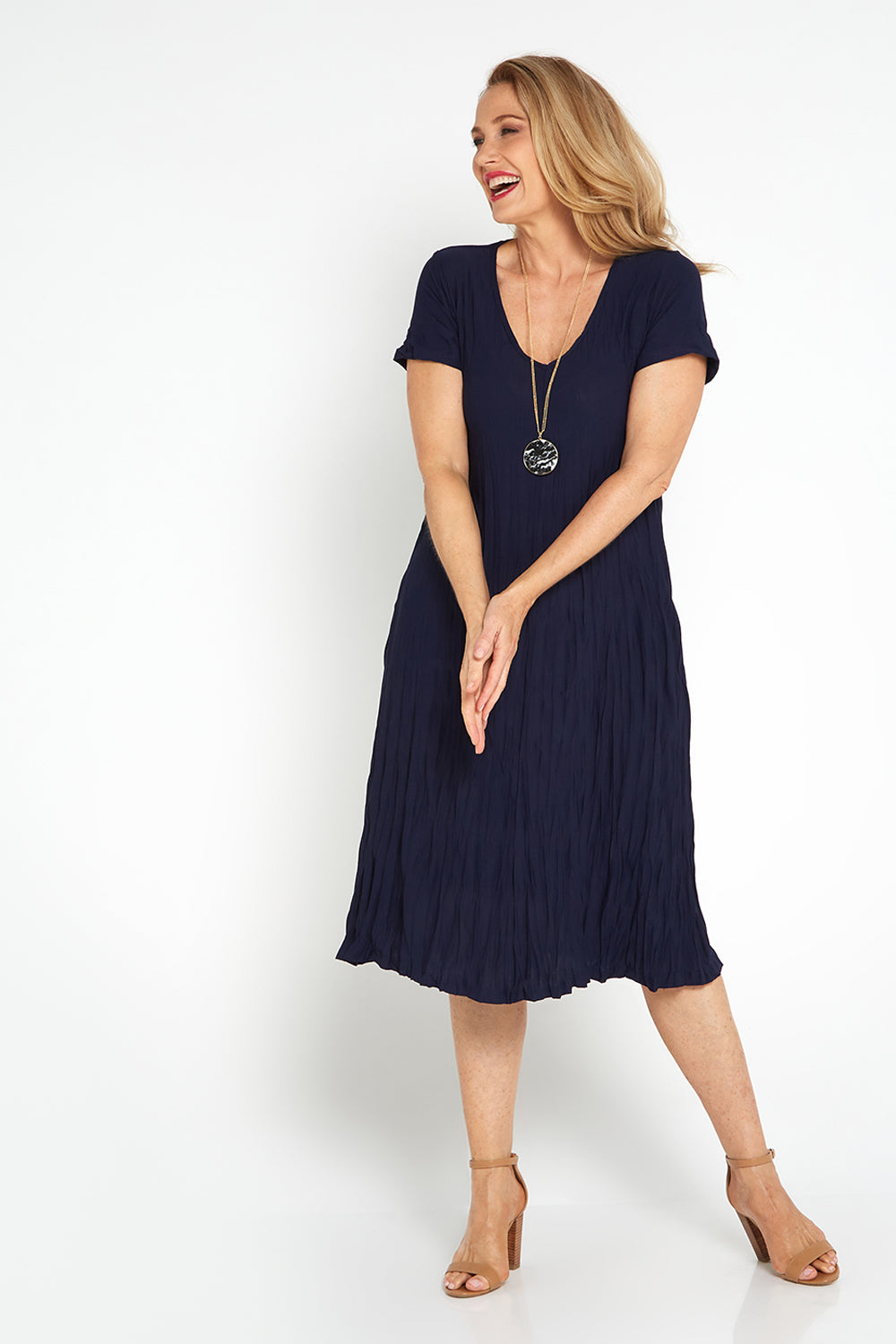 Stella Dress - Navy