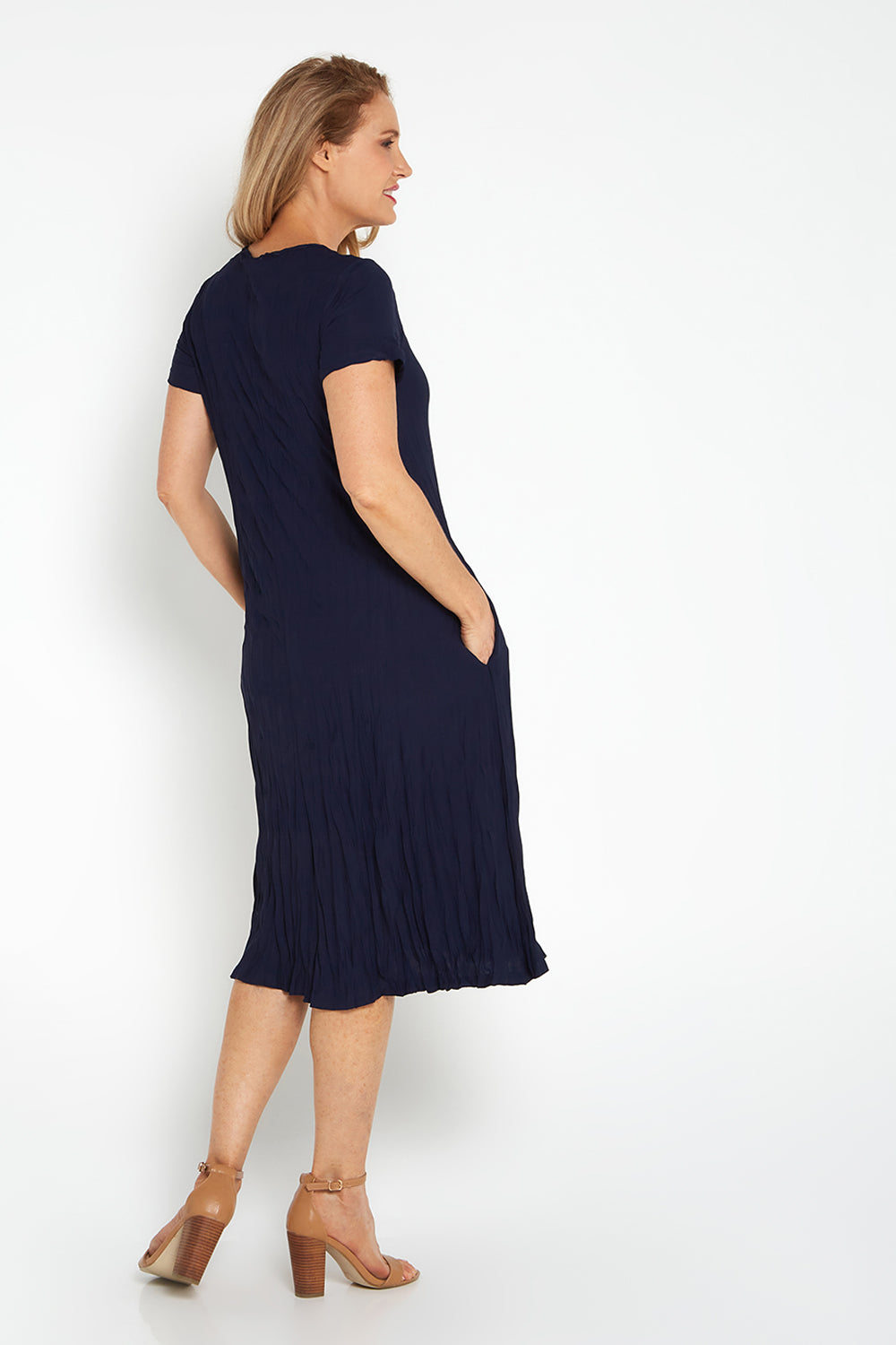 Stella Dress - Navy