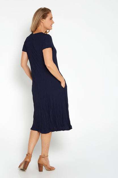 Stella Dress - Navy