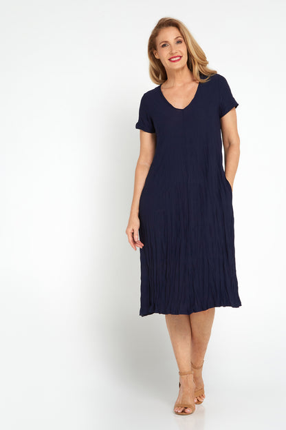 Stella Dress - Navy