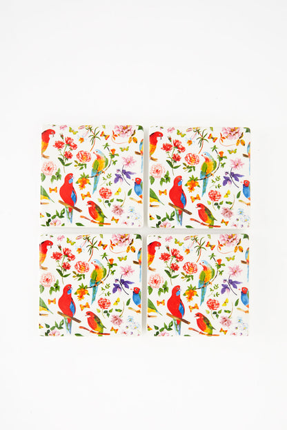 Ceramic Coasters - Parrot