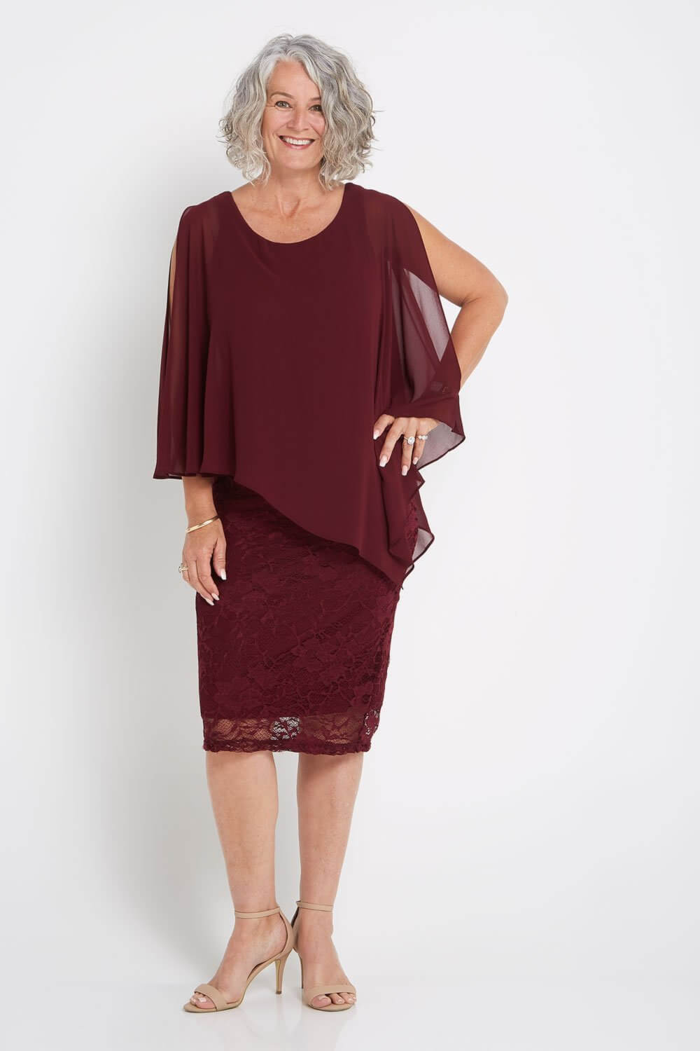 Abigail Dress Wine