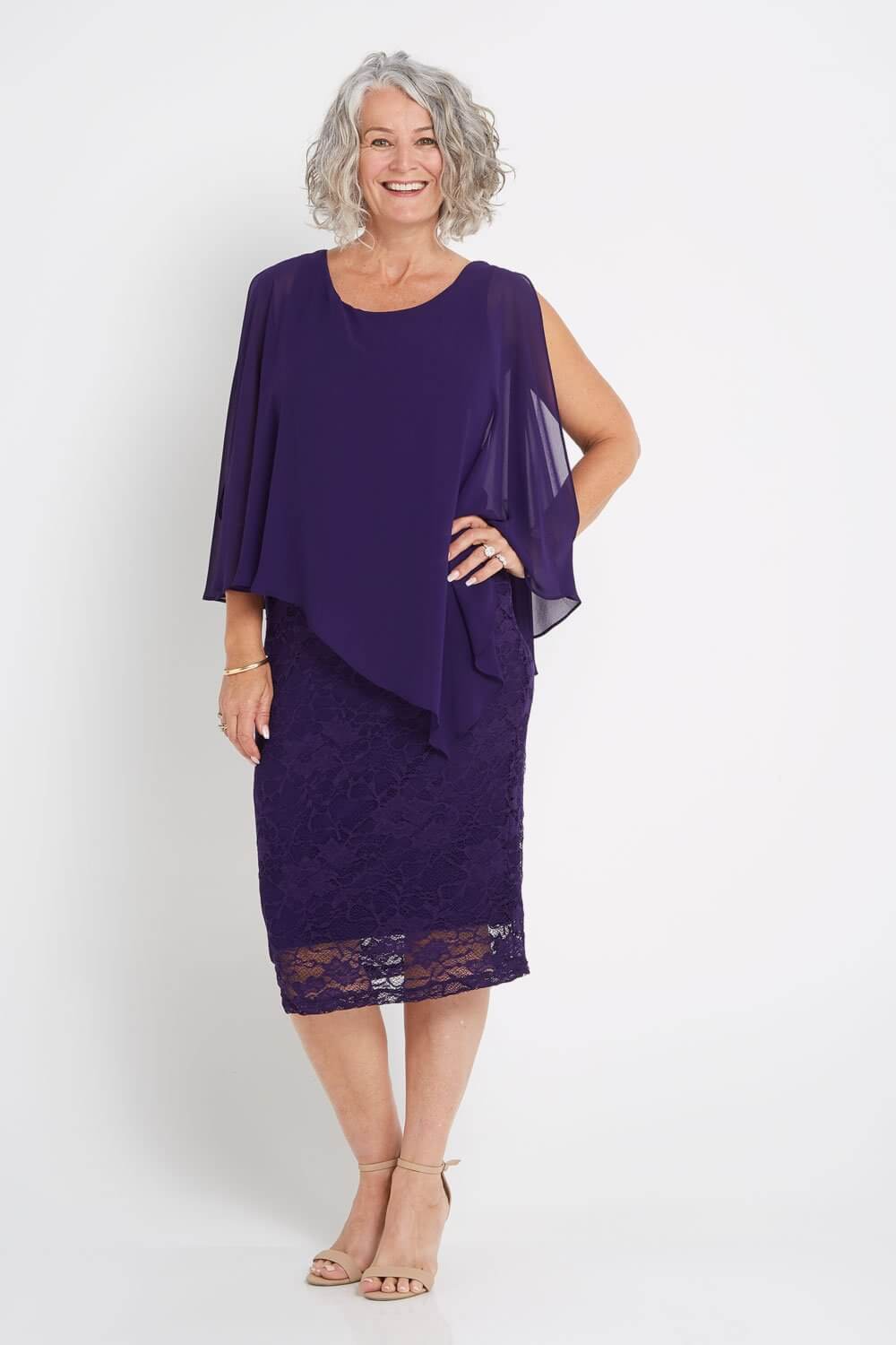 TULIO Fashion Abigail Dress Purple New Arrivals