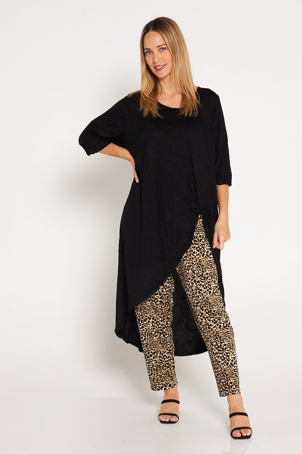 Dani Ribbed Pants - Leopard  Cotton Village Clothing for Women – TULIO  Fashion