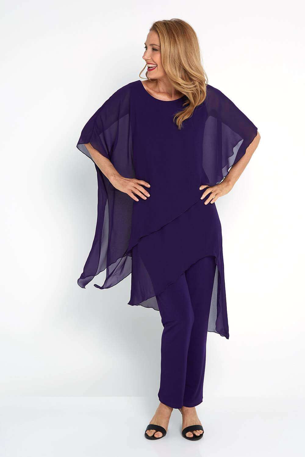 Mother of the bride pant suits plus size hot sale australia