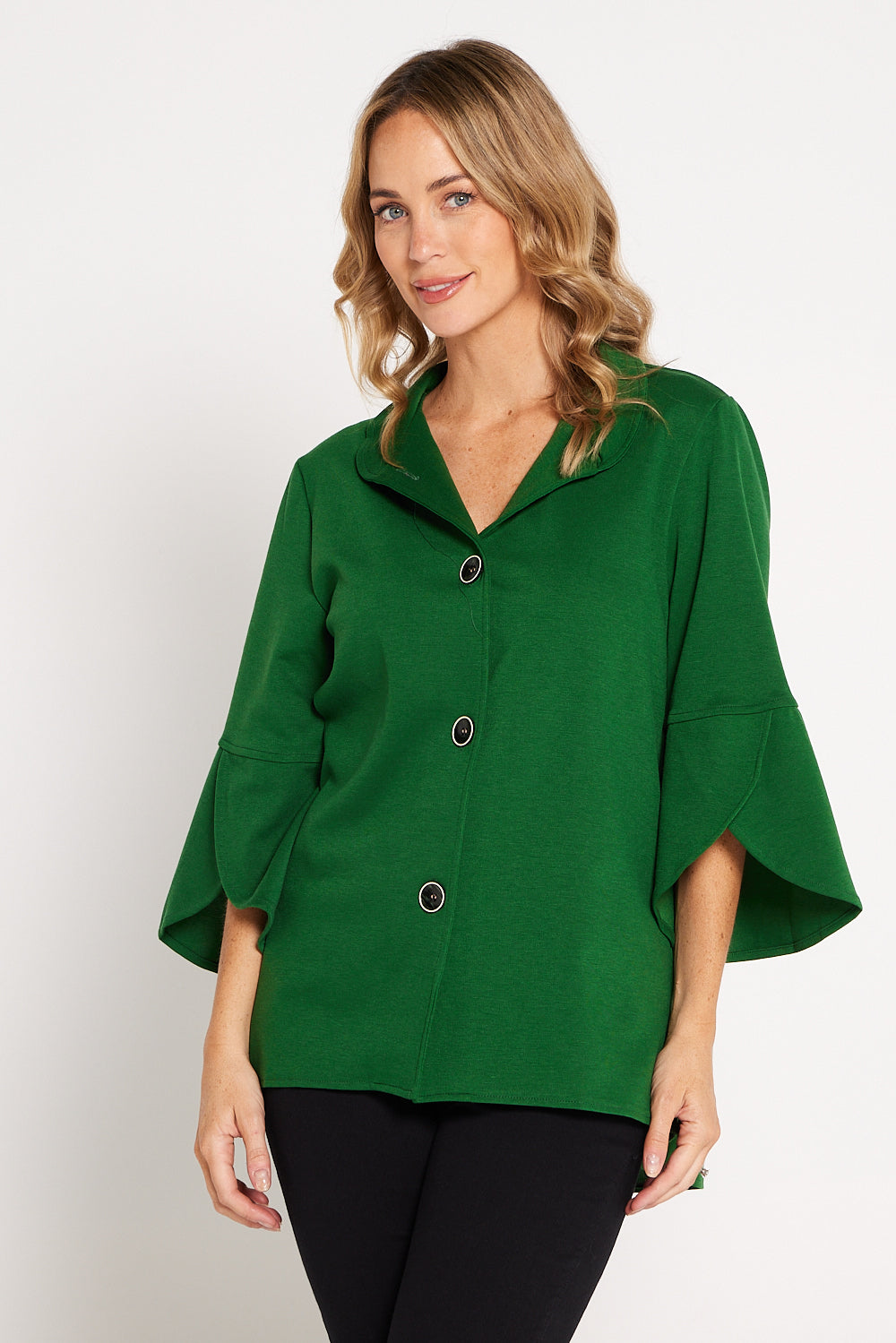 Green hot sale fashion jacket