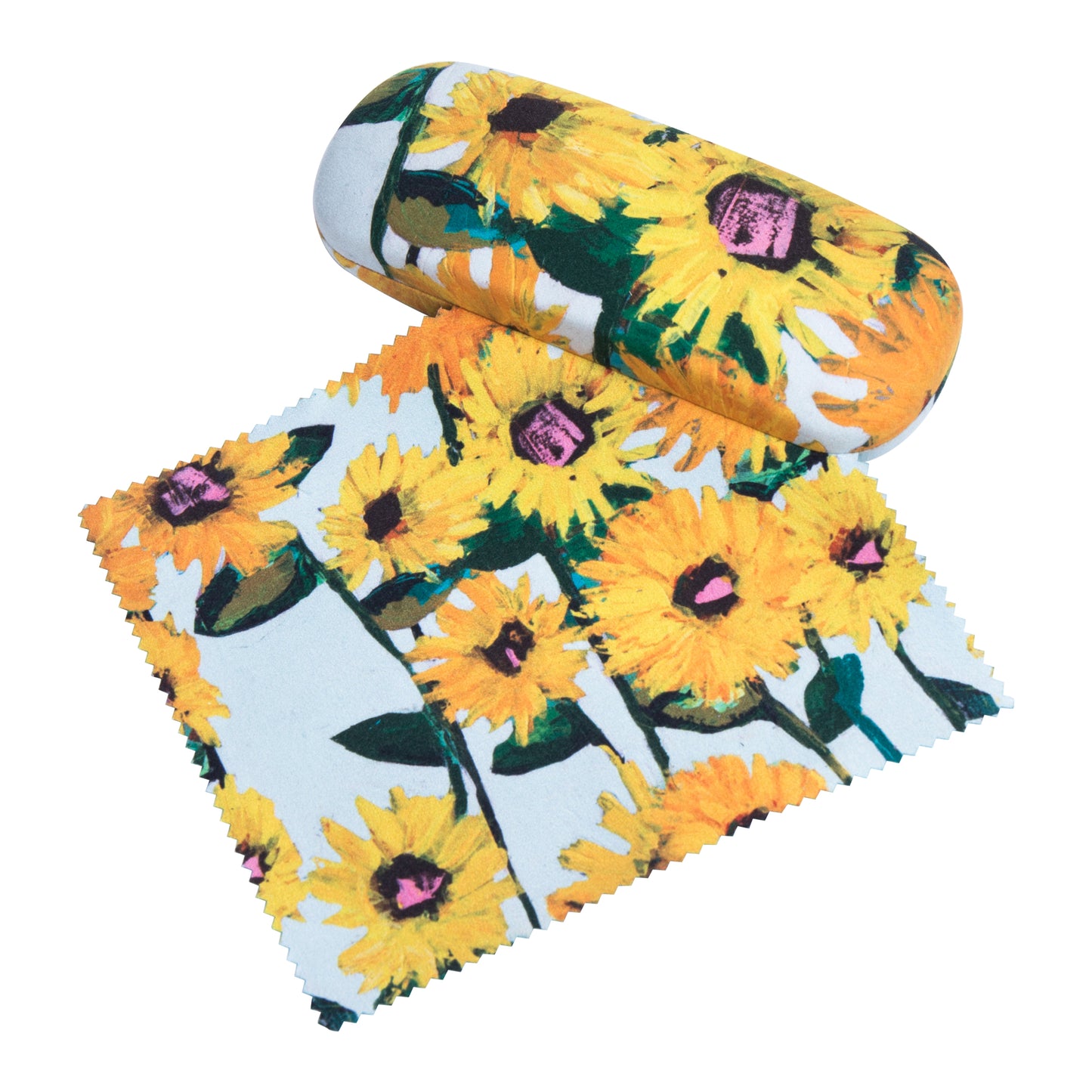 Darcy Glasses Case - Sunflowers