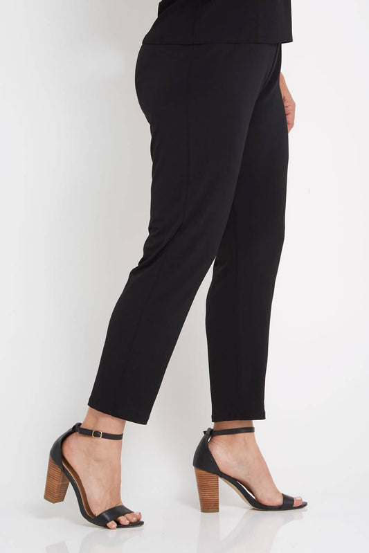 Gianna Ponte Pants Petite - Black