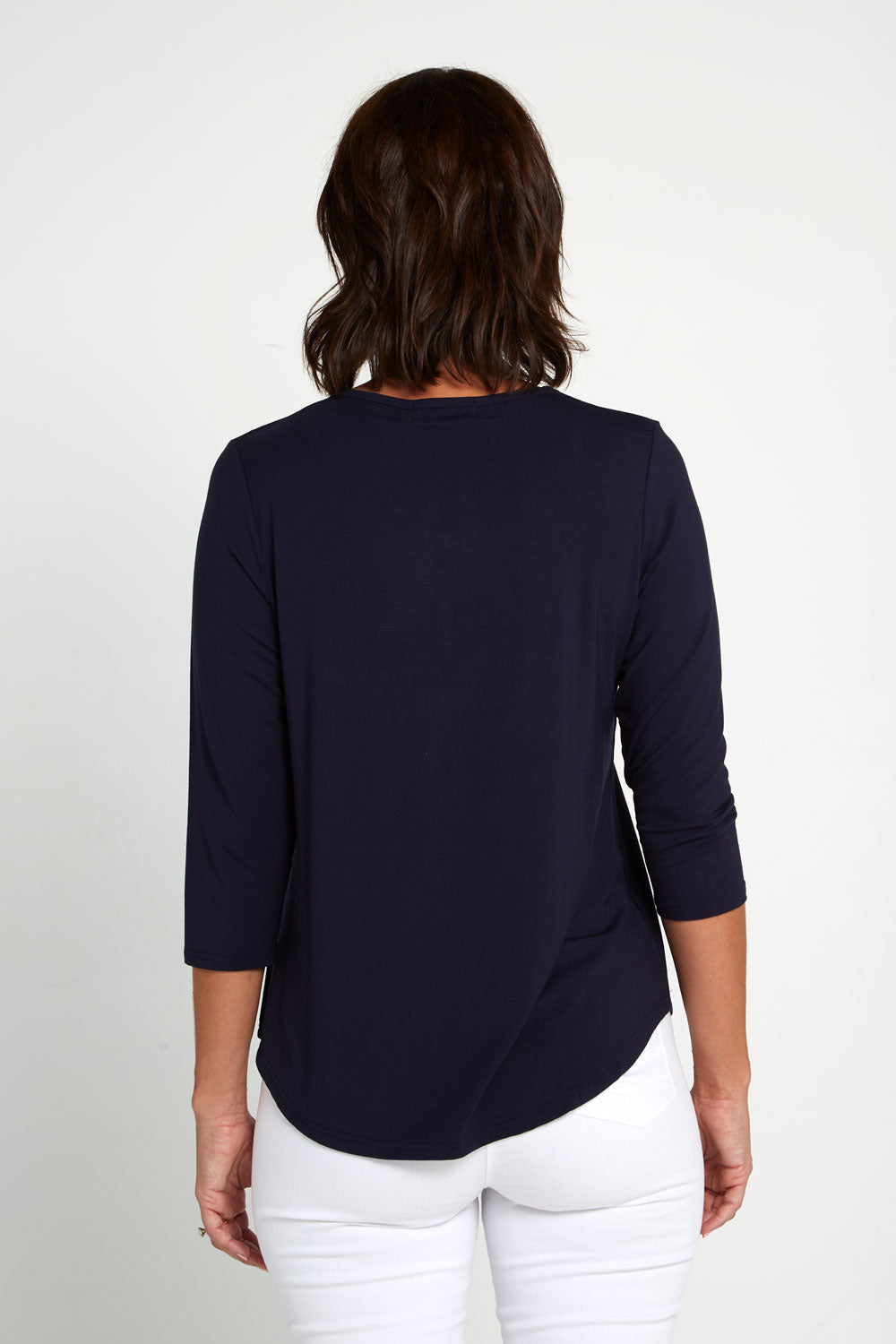 Tammin Bamboo Top - Dark Navy