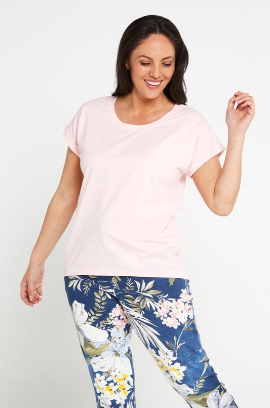 Nell Cotton Tee - Pink