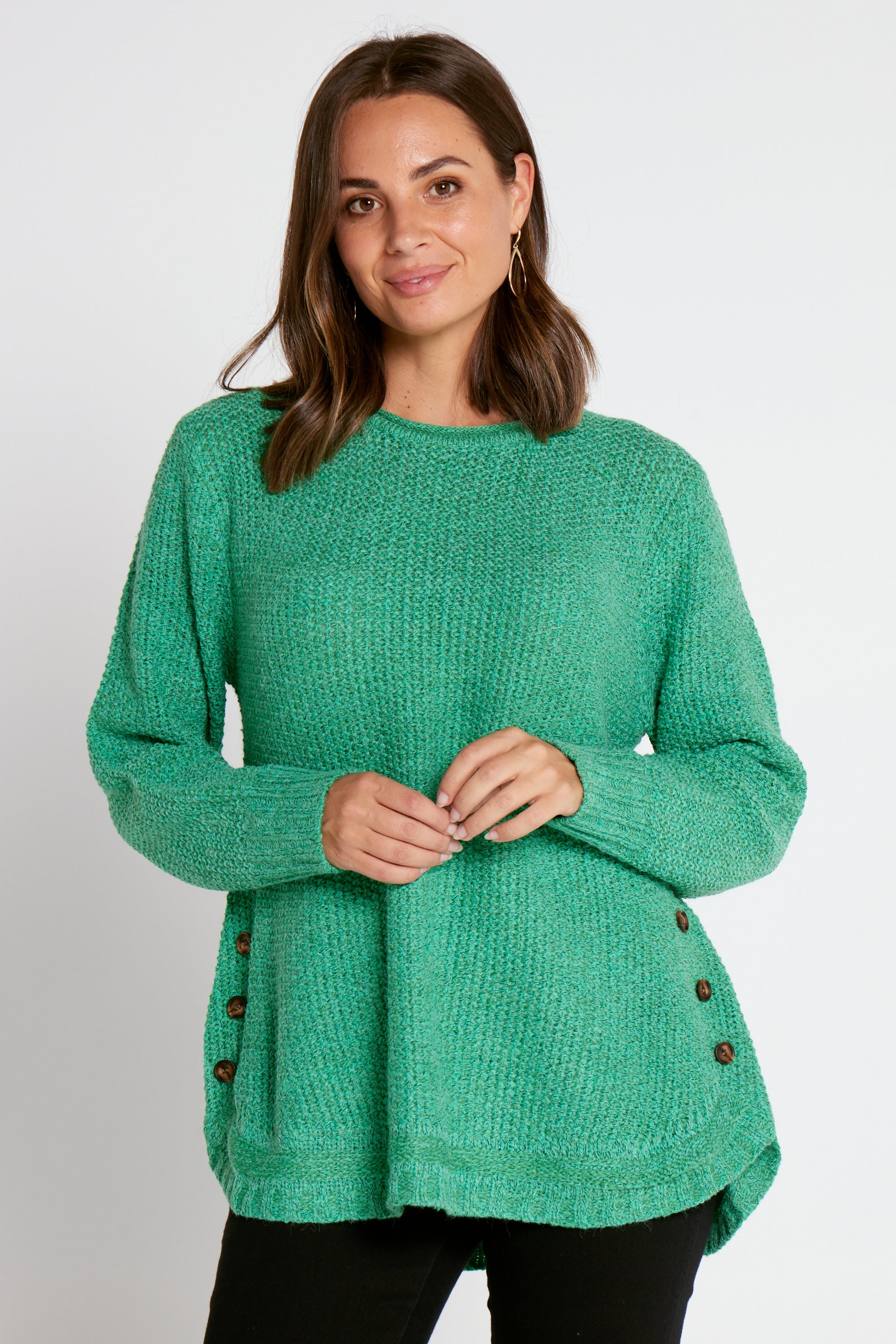 Green wool sale jumper womens