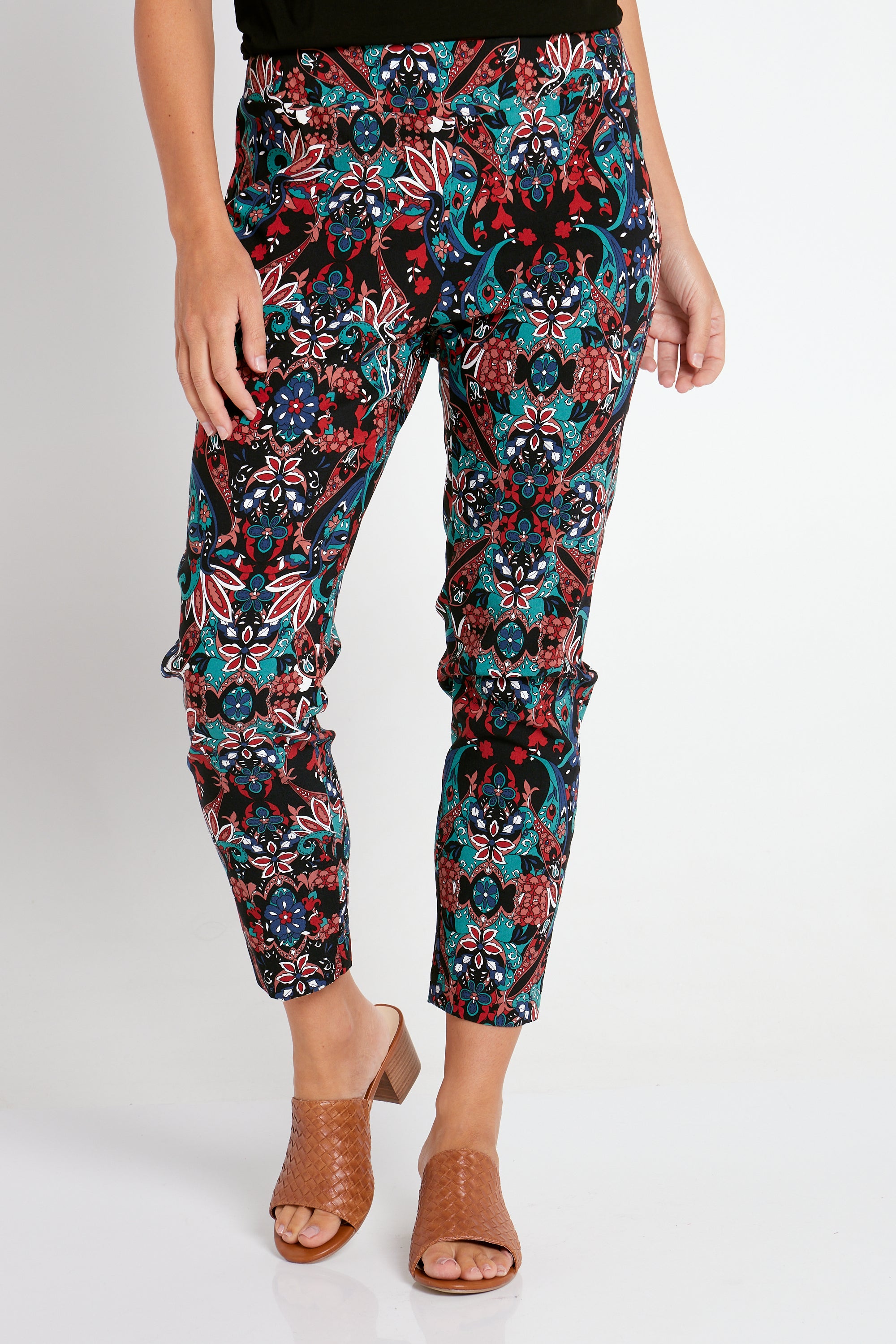 Rhythmic Pants - Paisley Print | Australian Made Clothing – TULIO Fashion