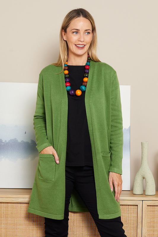 Therese Chenille Cardigan - Dark Green  Mature Women's Winter Knits –  TULIO Fashion