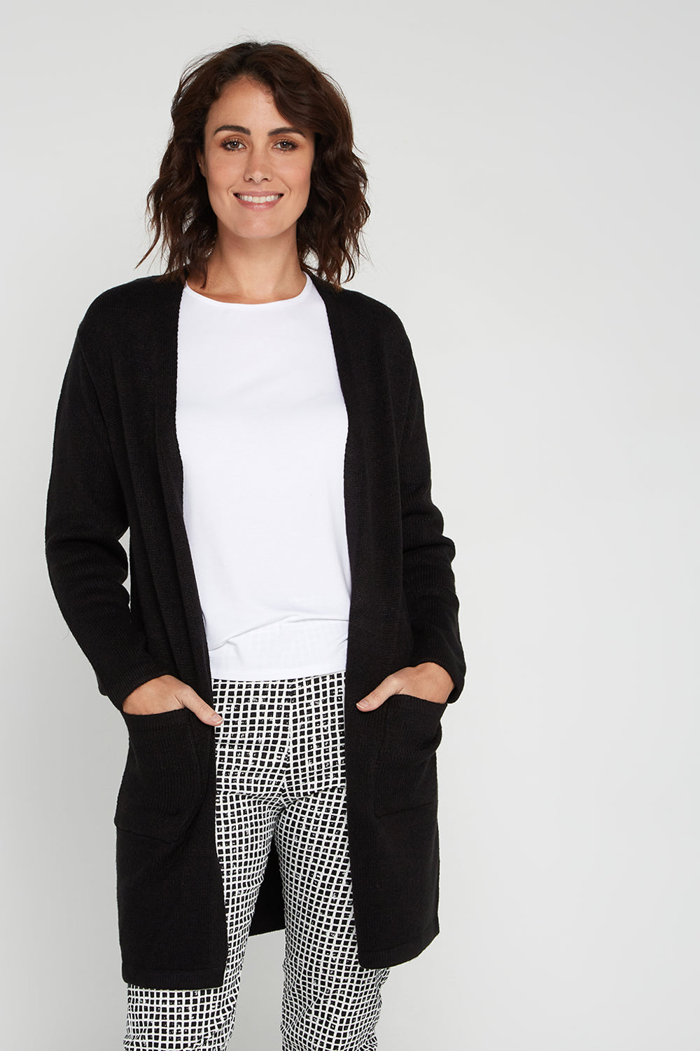 Salima Knit Cardigan Black