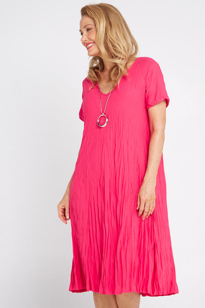 Stella Dress - Hot Pink