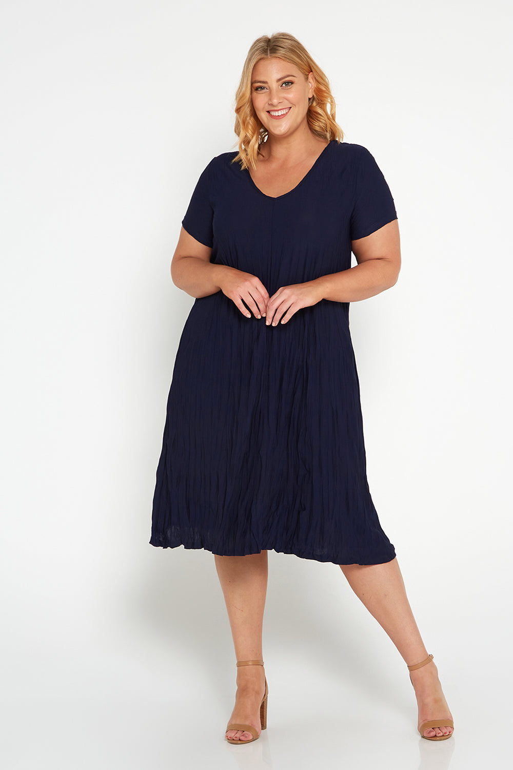 Stella Dress - Navy