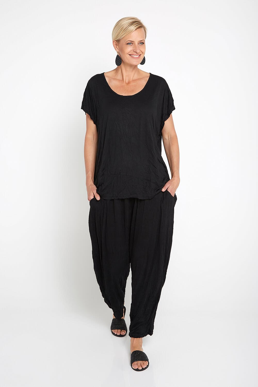 TULIO Fashion | Zoe Pants - Black | Cotton Village