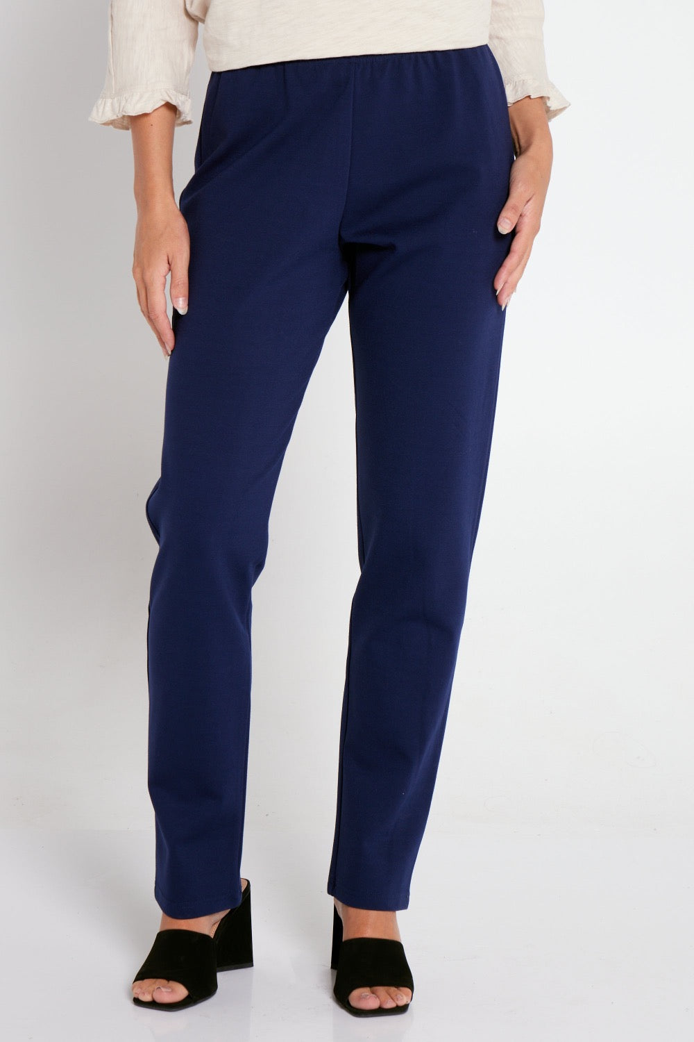 Tracey Ponte Pants - Navy  Australia Made Clothing for Women – TULIO  Fashion