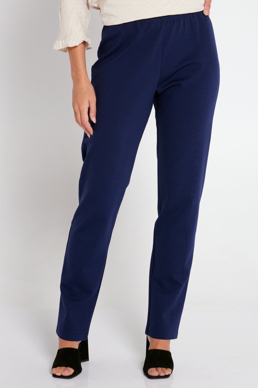 Tracey Ponte Pants - Navy  Australia Made Clothing for Women