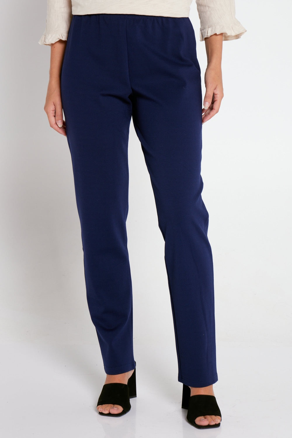 Tracey Ponte Pants Navy Australia Made Clothing for Women TULIO Fashion