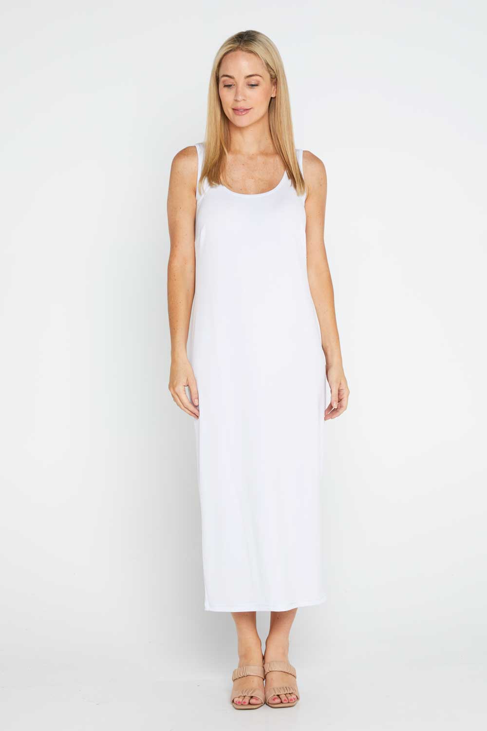 White midi slip cheap