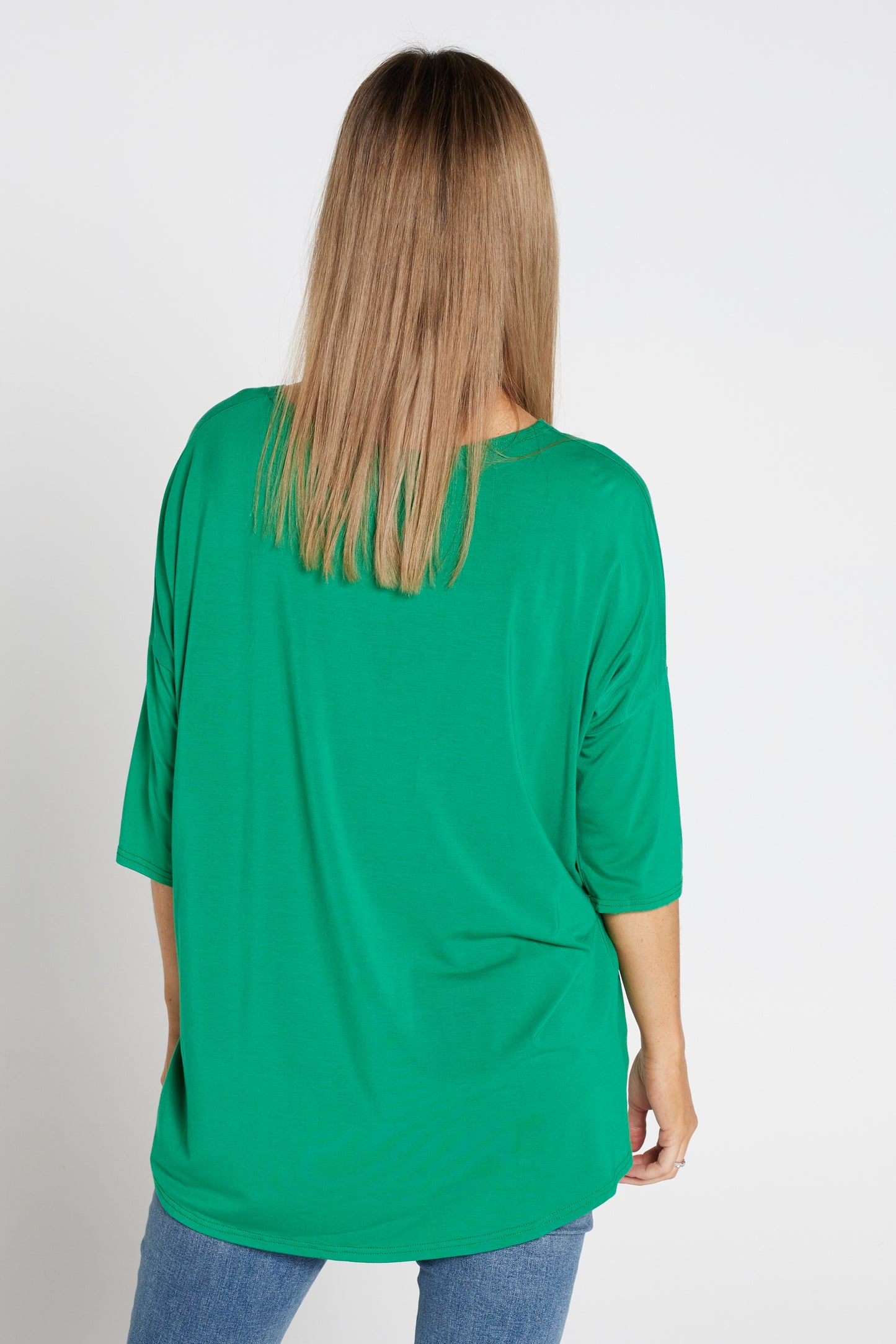 Irena Bamboo Top - Emerald