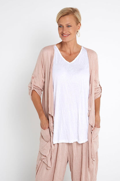 Teegan Crush Cardigan - Pink