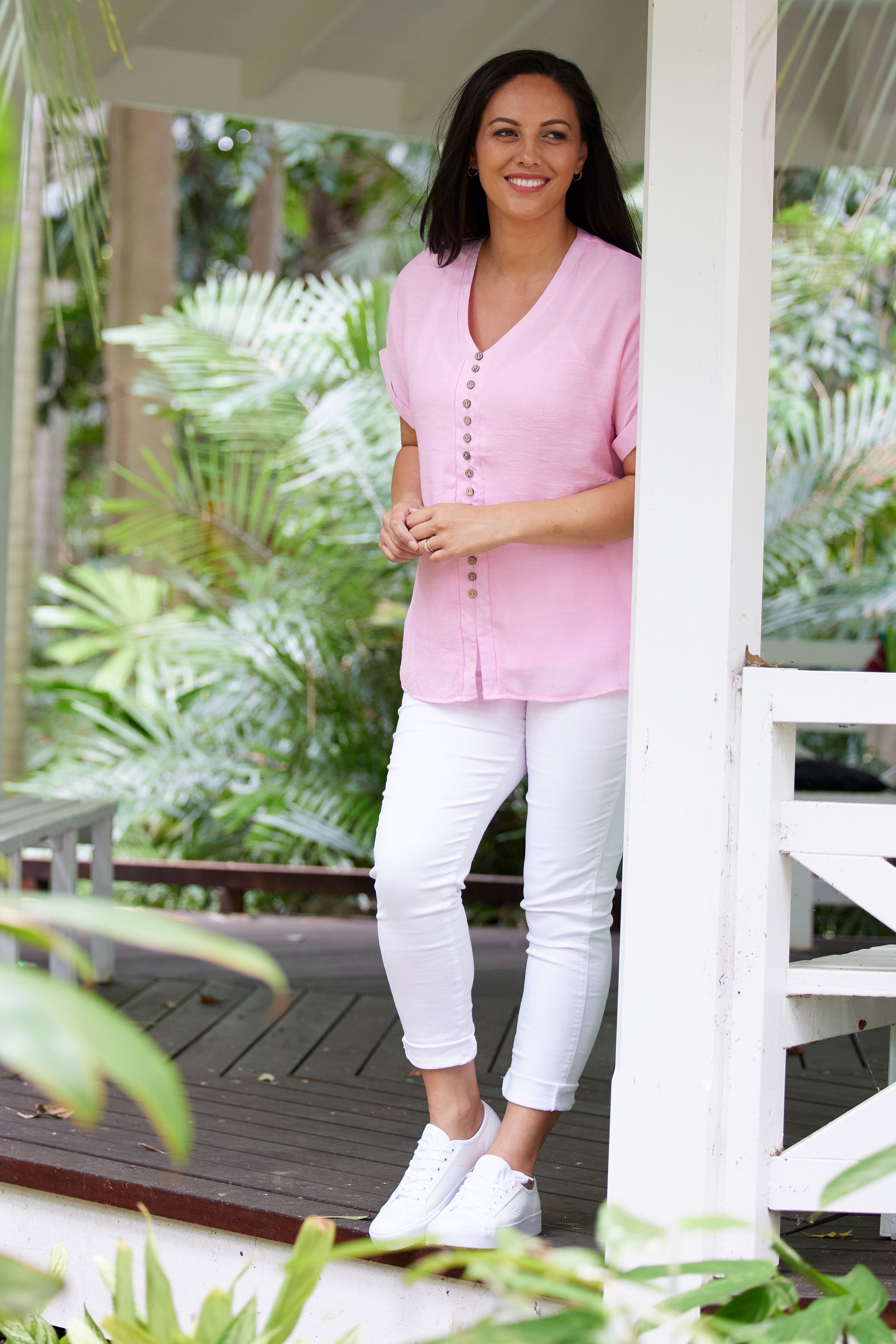 White jeggings australia top