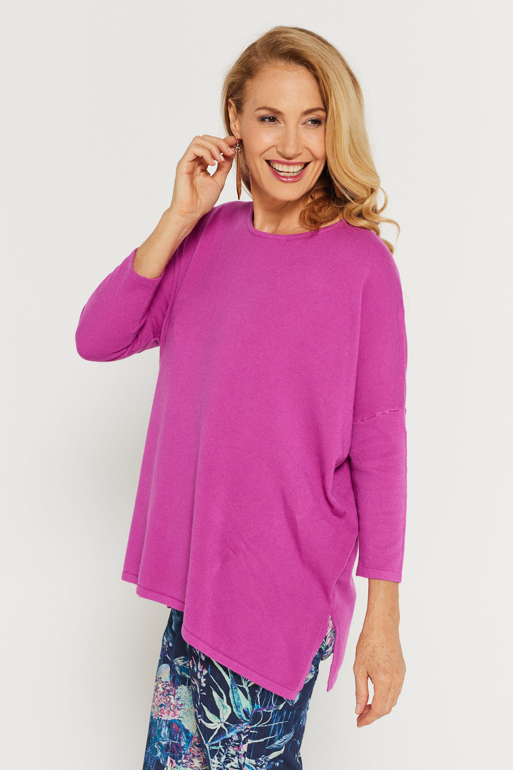 Demi Knit Sweater - Purple Orchid